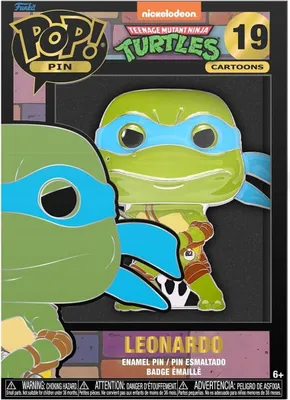 Produktbild von Funko Teenage Mutant Ninja Turtles POP! Pin Ansteck-Pin Leonardo 10 cm