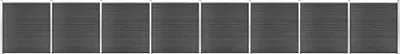 Produktbild von Zaunelement Set WPC 1391x186 cm Schwarz , Drahtzäune Design 2024