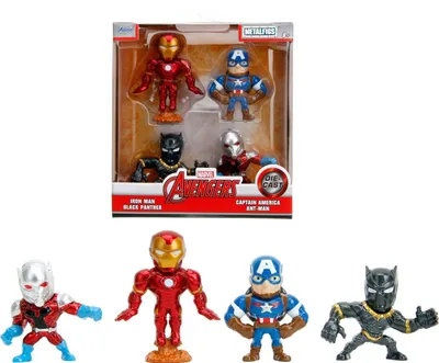 Zdjęcie produktu dla Jada Metalfigs Marvel Avengers, 4 szt.