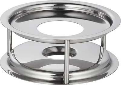 Produktbild von Stövchen 'Don' aus rostfreiem Edelstahl für Teekannen, 15 cm Durchmesser