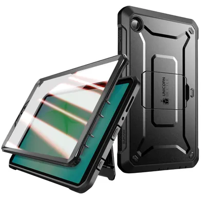 Produktbild von Supcase, Galaxy Tab A11 Unicorn Beetle Ultra-Robust 360 Grad Schutzhülle, Schwarz