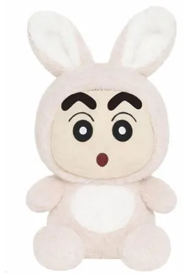 Imagen del producto de Shin Chan, peluche de conejo rosa, 30 cm