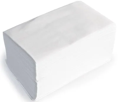 Produktbild von Vliestuch Hygotex lose 32x36cm weiß VE=400 Stück