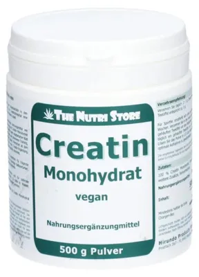 Produktbild von The Nutri Store Creatin Monohydrat 100% rein Pulver, 500 g Pulver