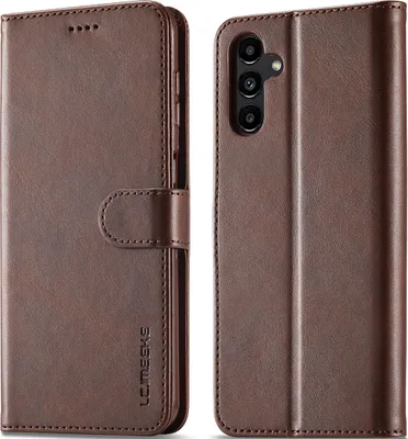 Produktbild von Hülle für Samsung Galaxy A05S, Klapphüllen Brieftasche Leder Magnetverschluss Ständer Schutzhülle Braun