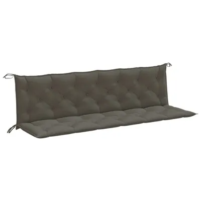 Produktbild von vidaXL Gartenbank-Auflagen 2 Stk. Melange Dunkelgrau 200x50x7 cm Stoff