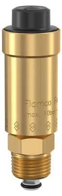 Immagine prodotto di Flamco | Sfiato Automatico Flexvent 1/2" - Giallo - Ottone Di Alta Qualita - Compatto Ed Efficiente