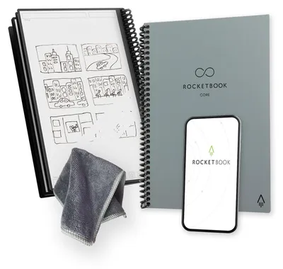 Obrázek produktu pro Solidchoice - Opakovaně použitelný zápisník Rocketbook Core se spirálovou vazbou