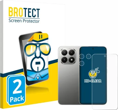 Produktbild von 2x Für Xiaomi 15T (Display+Kamera) Schutzfolie BROTECT Displayschutz Display Schutz Folie Klar Transparent