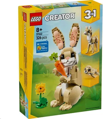 Obrázok produktu pre LEGO Creator Roztomilý zajačik, Stavebnica, 8 rok / roky, Plast, 326 kusov, 432 g