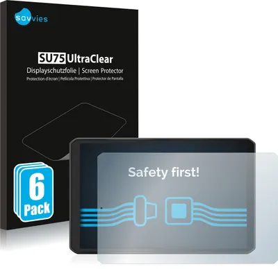 Produktbild von 6x Für Garmin dezl LGV810 Schutzfolie Savvies Displayschutz Display Schutz Folie Klar Transparent