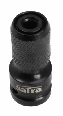 Produktbild von SATRA | Stecknuss Adapter, 1/2 Zoll Vierkantantantrieb auf 1/4 Zoll Sechskantschaft, für Schlagratschenschlüssel, Schlagschrauber Adapter Bit