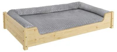 Produktbild von Kuscheliges Haustierbett extra groß 120x70 cm, Kiefer V-30.32-K-120x70