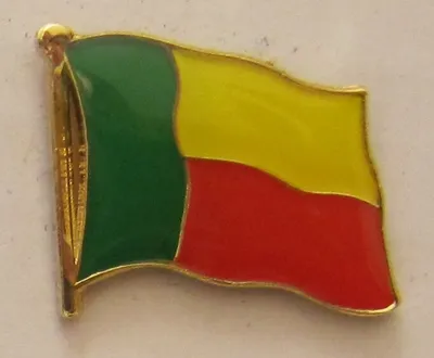 Produktbild von Benin Pin Anstecker Flagge Fahne Nationalflagge
