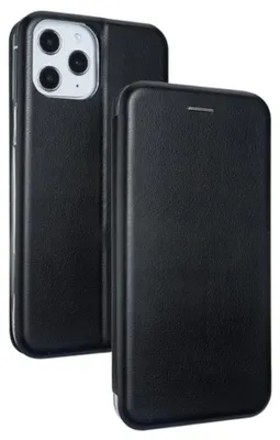 Productafbeelding van Pouzdro Beline Book Magnetische Hoesje Voor Iphone 12 Pro Max 6,7" Zwart/Zwart