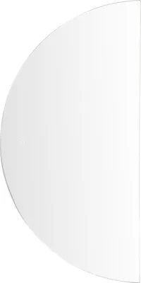Zdjęcie produktu dla BELIANI Lustro ścienne wiszące srebrne LED półokrągłe 60 x 120 cm oświetlenie do łazienki nowoczesny design