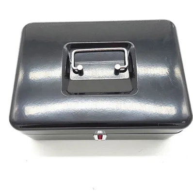 Image de -- Sax Caissette à monnaie 25X18x9 Cm Insert à monnaie Noir Coin & Money Storage Office (17,84)