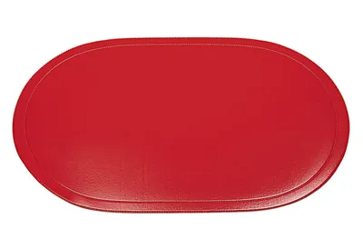 Immagine prodotto di Saleen 01058112101 Tovaglietta in plastica, ovale, 45x30cm, rossa