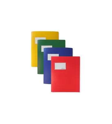Produktbild von Rheita Schnellhefter A4 4er Set, Kunststoff (PP) Schnellhefter mit Metallheftung – Dokumentenmappe für Schule, Büro & Archiv