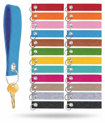 Image de Dripio - Porte-clés en feutre - Fabriqué à la main - Multicolore, Image générée par une IA