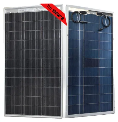 Obrázek produktu pro Solární panel, bifaciální technologie, vysoká účinnost, 2 kusy, 100 W