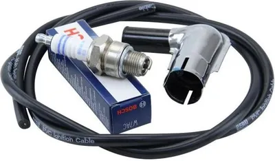 Produktbild von Hercules Prima M 2 3 4 5 Zündkerzenstecker "Klassik" Zündkabel Zündkerze BOSCH W7AC Zündung