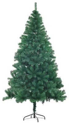 Obrázok produktu pre Umelý vianočný stromček, smrek, výška 150 cm, zelený, 500 vetvičiek, PVC