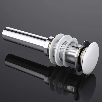 Immagine prodotto di doporro Piletta di Scarico, Set di Pilette per Lavabo Valvola Push Up Senza Funzione Troppopieno PU13
