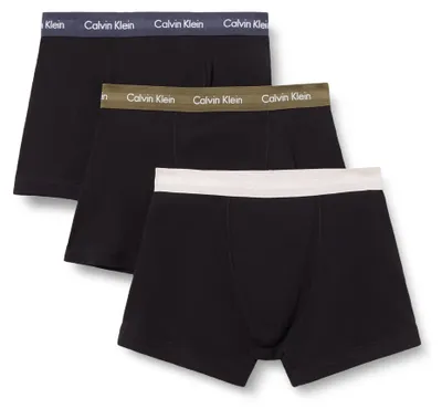 Produktbild von Calvin Klein Herren-Unterhose, 3 Stück, Grün (Black W Blue Nights WB/Black W Ash