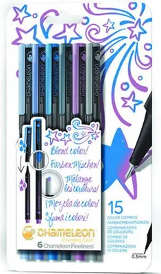 Obrázek produktu pro Fineliner CHAMELEON, 6 ks studené