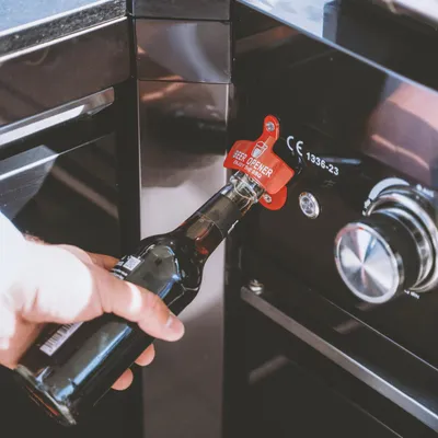 Obrázok produktu pre GORILLER® BLACKBACK S10 vonkajšia kuchyňa, plynový gril s extra pracovnou plochou a úložným priestorom, nerezová oceľ, čierna