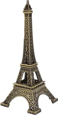 Produktbild von Metall Eiffelturm Kunsthandwerk Vintage Stil Mini Eiffelturm Frankreichs Figur Statue Modell Ornament 5 Zoll