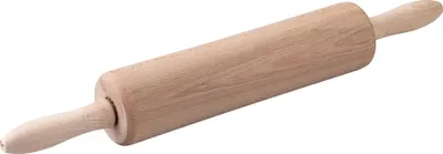 Produktbild von Zenker Teigrolle aus Buchenholz mit 2 Griffen, 44 x 6,5 cm