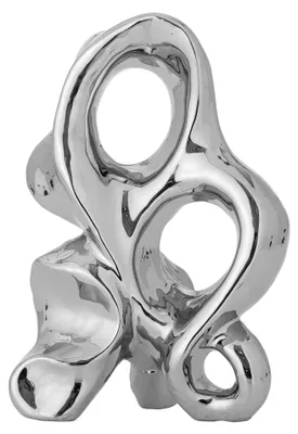 Produktbild von BLOOMINGVILLE | Vinini Deko, Silber, Steingut | L18xH27xW13 cm | 82062991