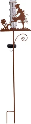 Image de Lampe solaire pluviomètre pour jardin optique rouille extérieur lampe solaire 5282614
