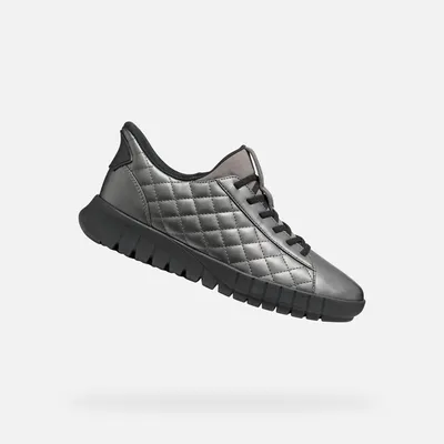 Produktbild von Geox Dunkelgraue Flextride Plus Damen-Sneaker 38