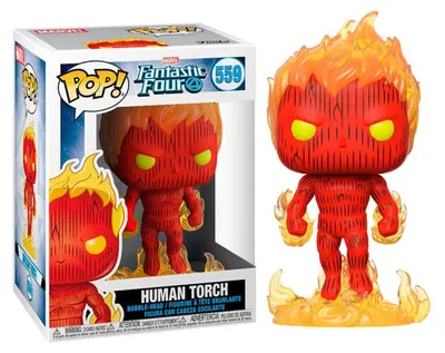 Obrázok produktu pre FUNKO Human Torch, zberateľská figúrka, Heroes