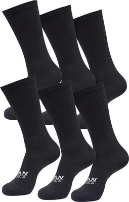 Obrázok produktu pre Ponožky Urban Classics Simple Flat Knit 6-Pack black - 43-46