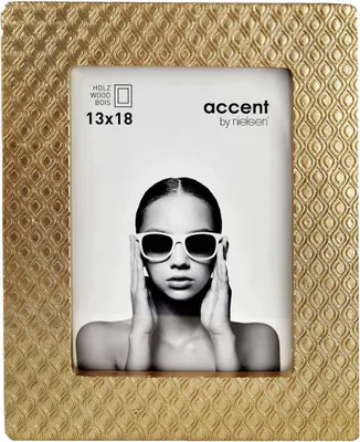 Produktbild von accent by nielsen Portraitrahmen Dorato, 13x18 cm, Gold