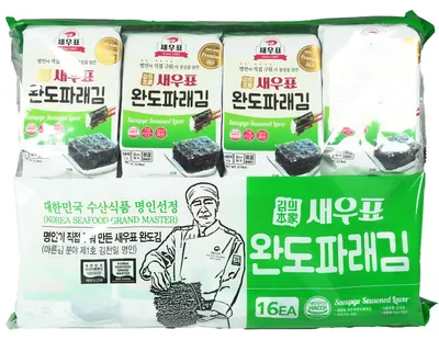 Produktbild von Saeupyo Gewürzter Grüner Seetang Snack 64g