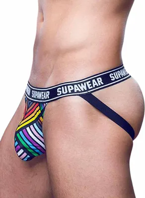 Produktbild von Supawear POW Jockstrap Underwear Rainbow XL
