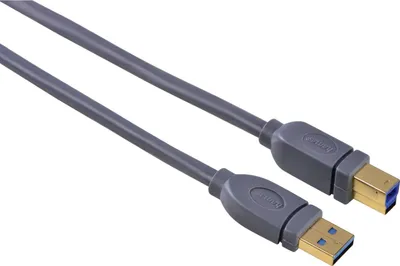 Produktbild von Hama USB 3.0 USB-Kabel USB A-Stecker zu USB B-Stecker Daten-Kabel Drucker-Kabel