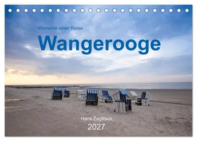Produktbild von Wangerooge - Momente einer Reise (Tischkalender 2027 DIN A5 quer), CALVENDO Monatskalender
