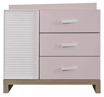 Immagine prodotto di Cassettiera per bambini Cassettiera per cameretta per bambini Scaffale in legno rosa Moderno Nuovo