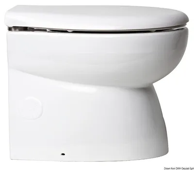Produktbild von SILENT Elegant WC gerade 12 V - Osculati 50.216.01