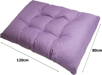 Produktbild von Palettenkissen Set Violett – Sitzkissen 120×80 cm & Rückenlehne 120×40 cm für Palettensofa, Terrasse und Gartenlounge outdoor Palettenkissen
