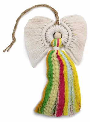Image de Ange en macramé - Arcoiris