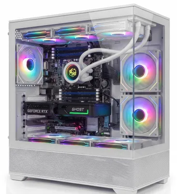 Produktbild von Broonbee Gaming PC Xeon v4 Amazon S-I9 Plus White 32 GB - 1 TB NVMe Nvidia GeForce RTX 5060 Luftkühlung ohne RGB