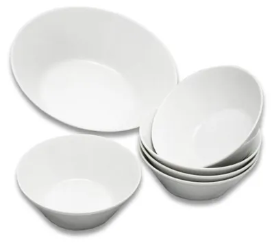 Produktbild von Kompott-Set Thun Tom, weiß, 7 Stück