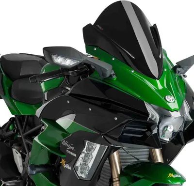 Imagen del producto de Cúpula Puig Z-Racing, color , de 400x390 mm, para Kawasaki